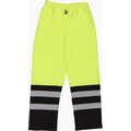 S849 Aware Wear ANSI Class E Two-Tone Hi Viz Lime Rain Pants (Medium)